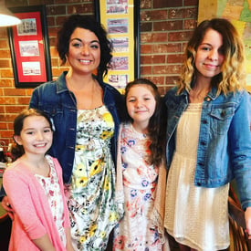 Jessika with daughters