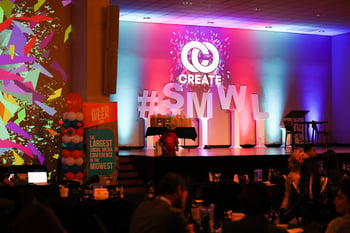 SMWL22 stage with CoCreate logo