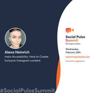 Alexa Heinrich Agorapulse Social Pulse Summit Instagram Edition