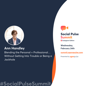 Ann Handley Agorapulse Social Pulse Summit Instagram Edition
