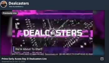 Dealcasters live