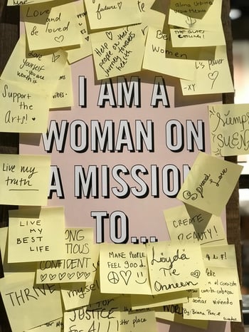 I am a woman on a mission brand definition example