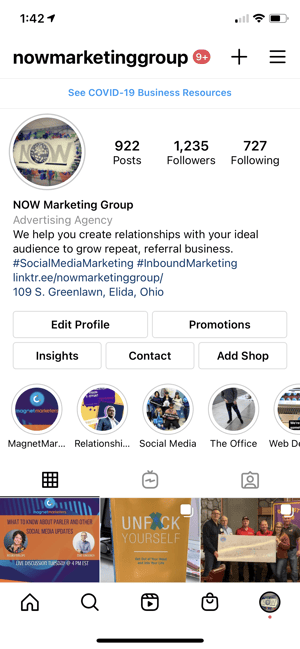 Instagram New Look