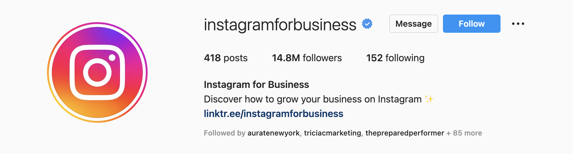 Instagram for business