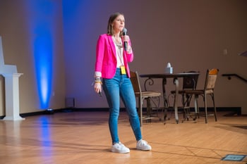 Julia Jornsay-Silverberg speaking at SMWL21