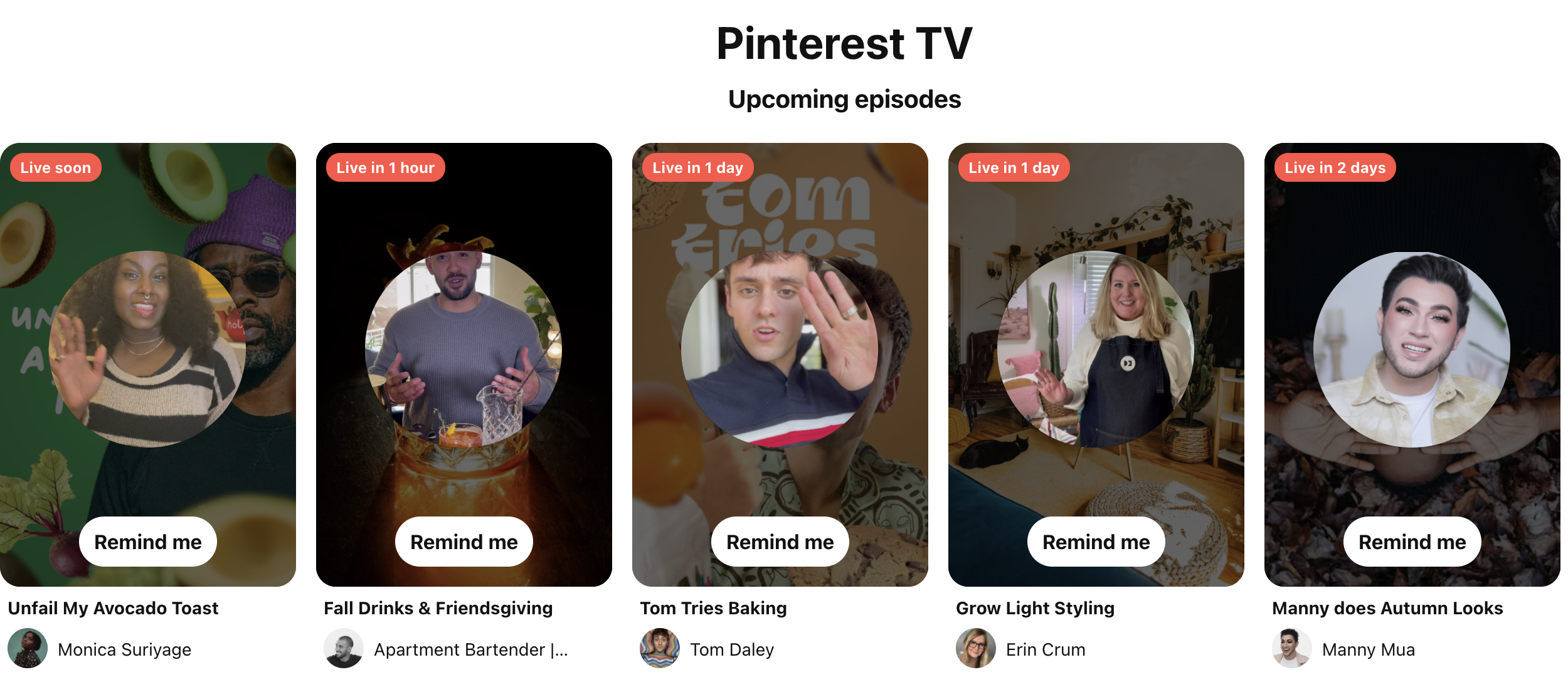 Pinterest TV