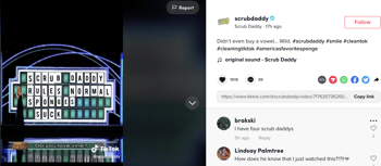 Scrub daddy on TikTok