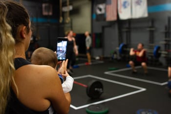 Shooting live video at a gym-1