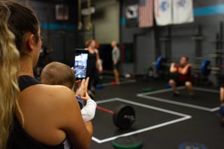 Shooting live video at a gym