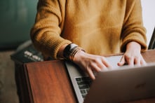 Working at a desk